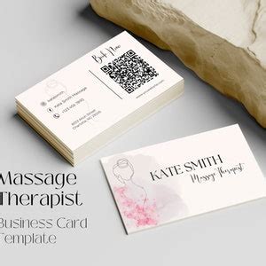 therapist business card examples.